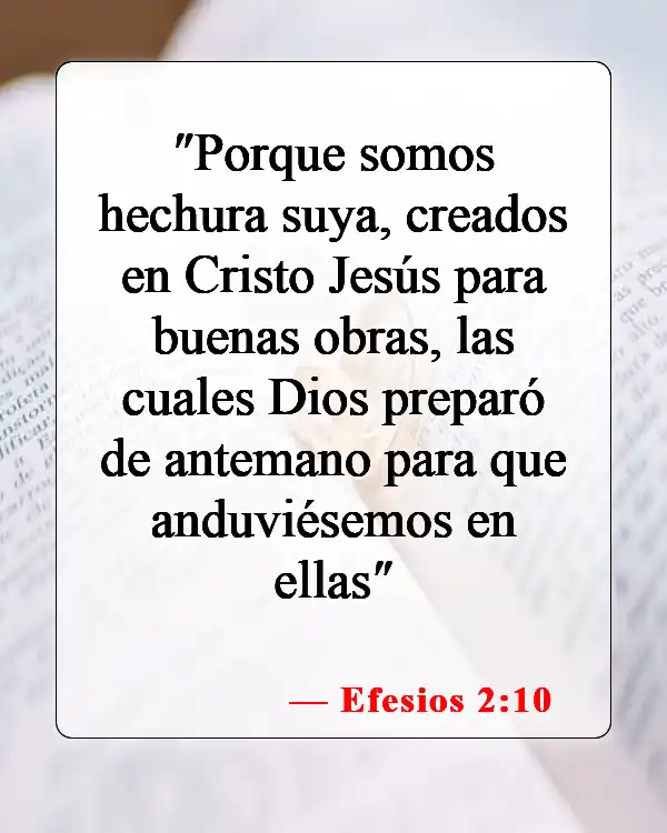 Versículos bíblicos sobre elegir una carrera (Efesios 2:10)