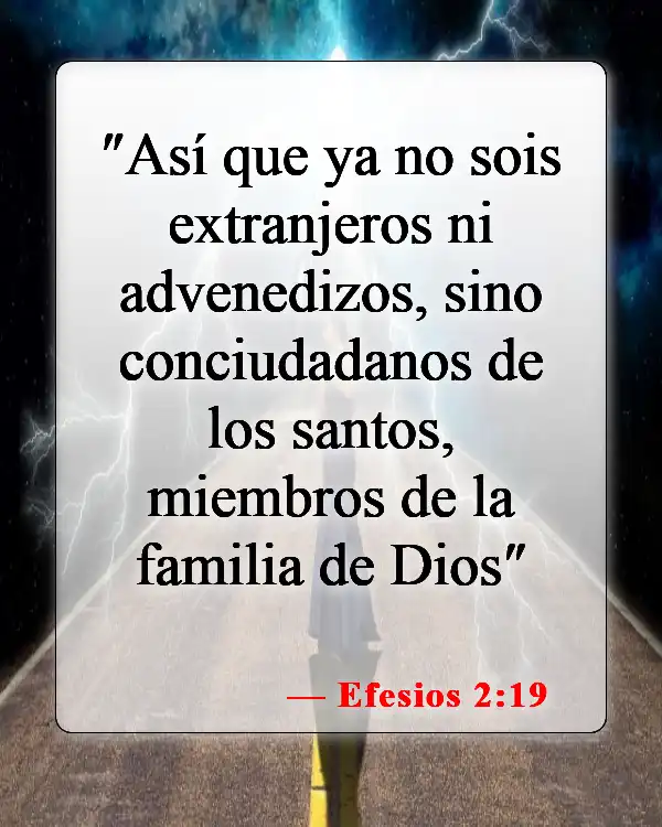 Versículos de la Biblia sobre los hijos de Dios (Efesios 2:19)