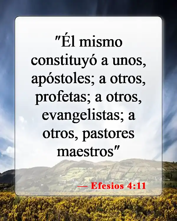 Versículos bíblicos sobre los dones de Dios (Efesios 4:11)