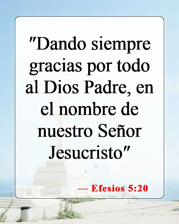 Versículos bíblicos sobre honrar a Dios (Efesios 5:20)