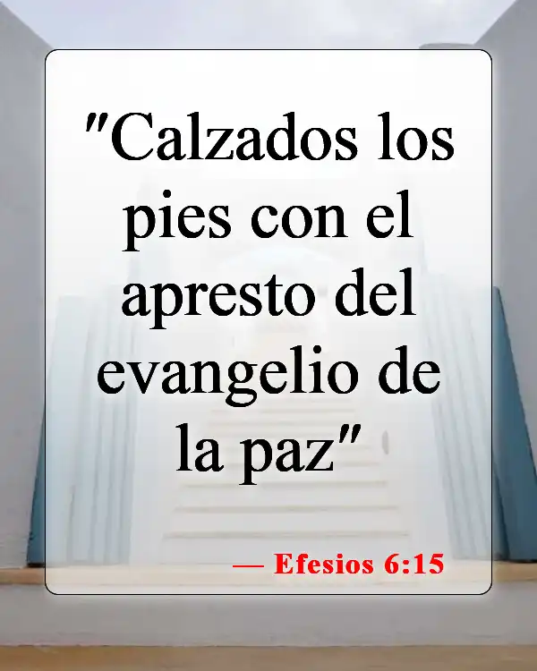 Versículos de la Biblia sobre la Armadura de Dios (Efesios 6:15)