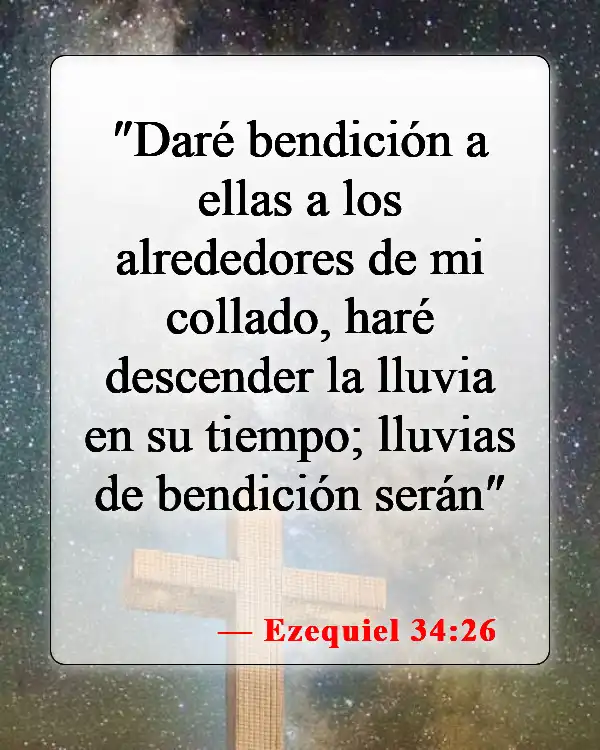 Versículos bíblicos sobre la abundancia (Ezequiel 34:26)