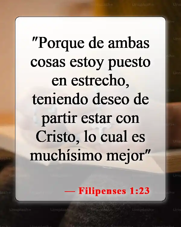 Versículos bíblicos sobre bebés yendo al cielo (Filipenses 1:23)