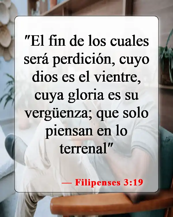 Versículos de la Biblia sobre la mente carnal (Filipenses 3:19)