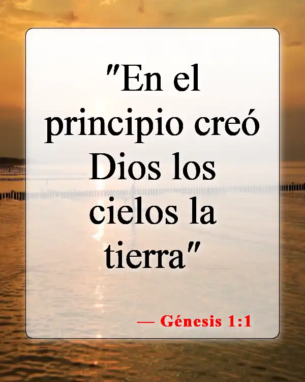 Versículos de la Biblia sobre cómo sabemos que Dios existe (Génesis 1:1)