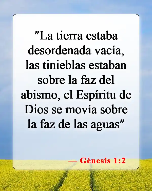 Versículos de la Biblia sobre el Espíritu Santo (Génesis 1:2)