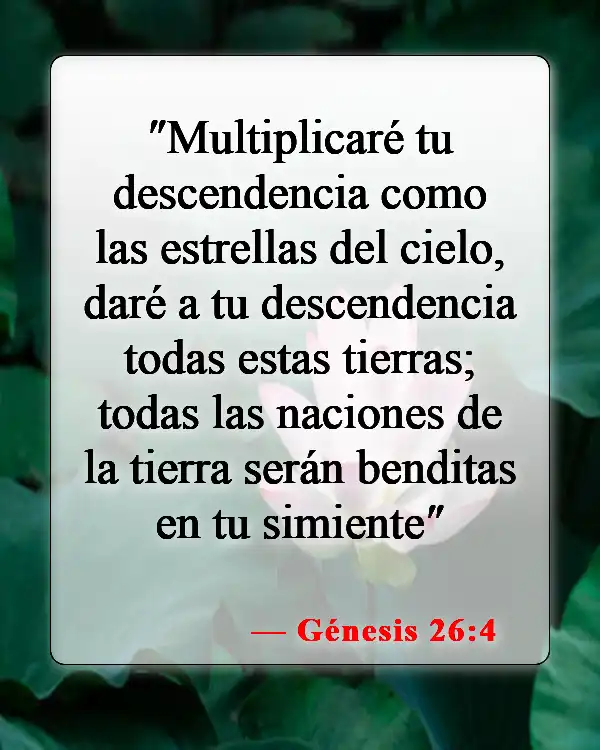 Versículos de la Biblia sobre Abraham (Génesis 26:4)