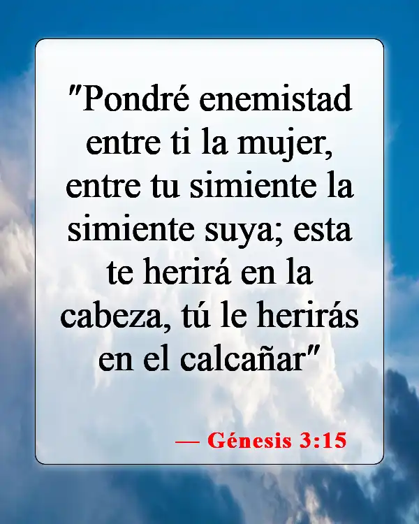Versículos de la Biblia sobre atar y desatar (Génesis 3:15)