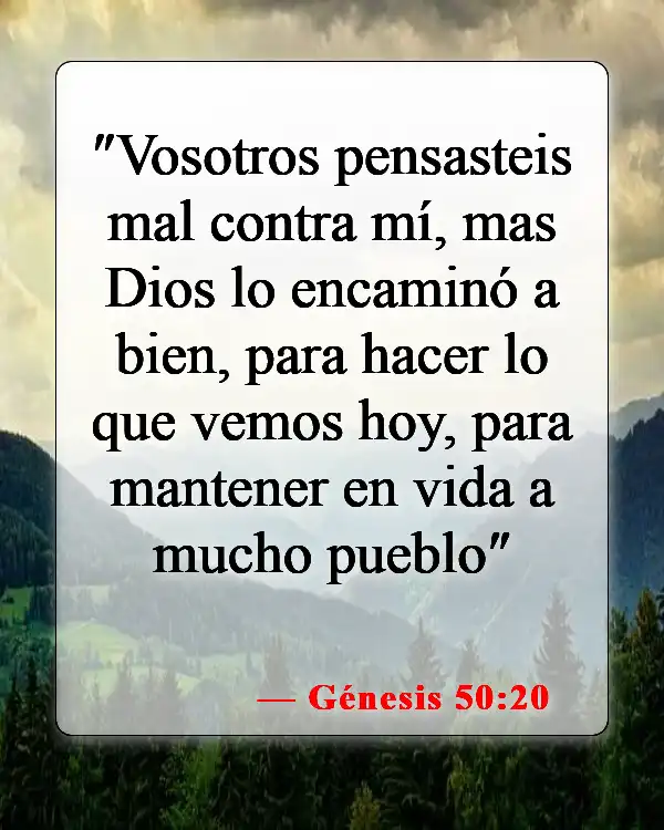 Versículos de la Biblia sobre la mala suerte (Génesis 50:20)