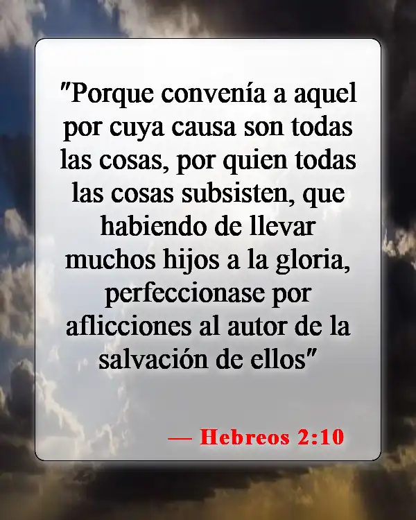 Versículos bíblicos sobre el yelmo de la salvación (Hebreos 2:10)