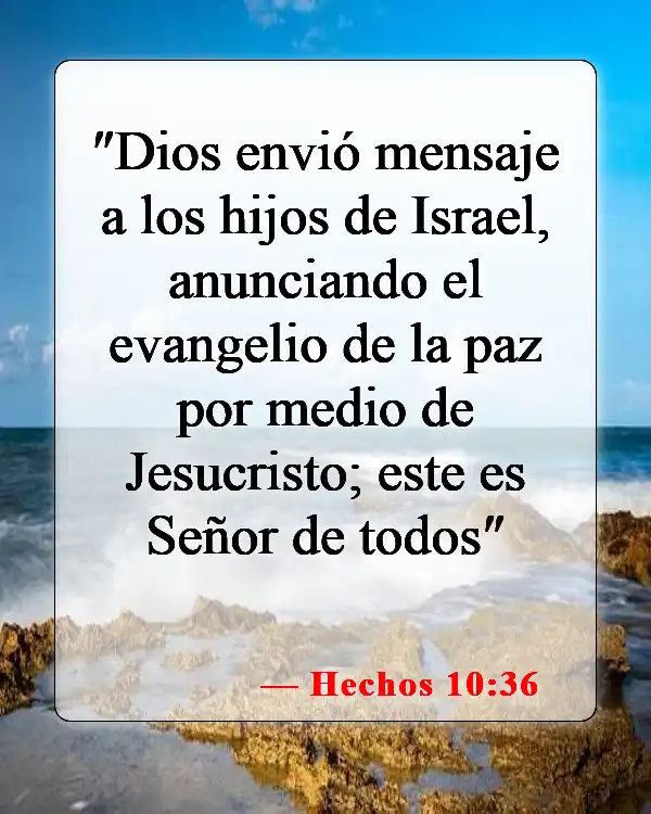 Versículos de la Biblia sobre Dios y Jesús (Hechos 10:36)