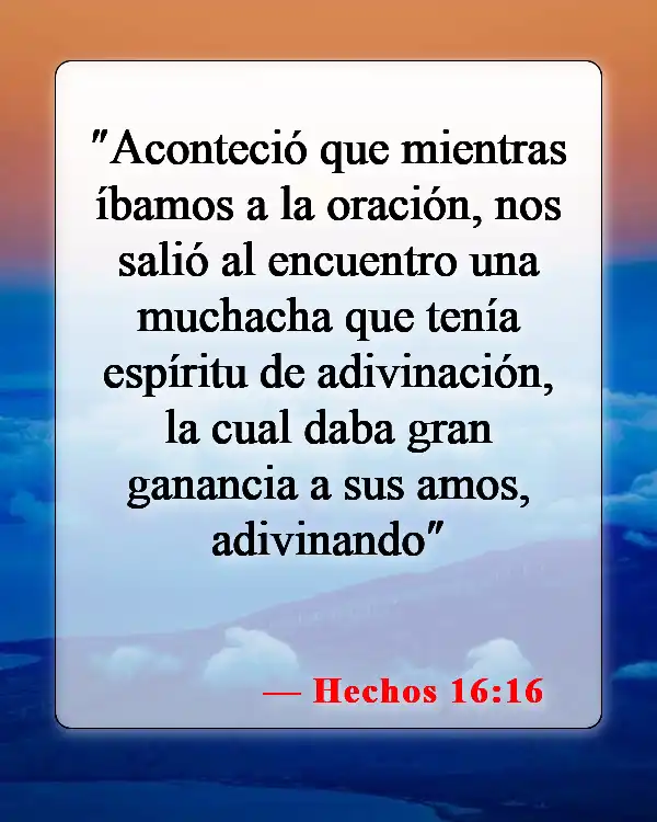 Versículos bíblicos sobre demonios (Hechos 16:16)