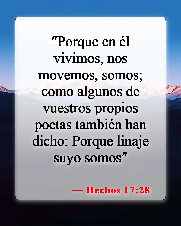 Versículos bíblicos sobre el hombre (Hechos 17:28)