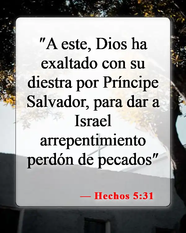 Versículos bíblicos sobre la exaltación de Cristo (Hechos 5:31)