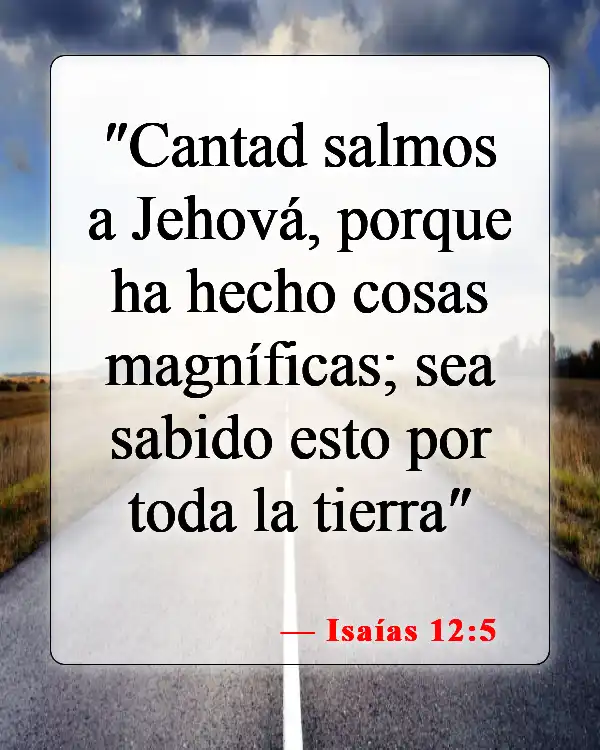 Versículos de la Biblia sobre la celebración de cumpleaños (Isaías 12:5)