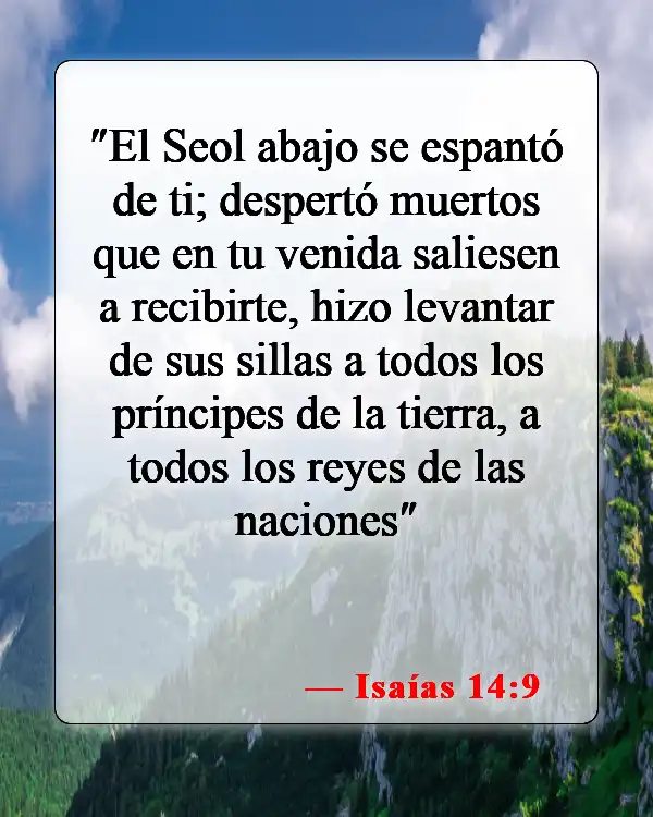 Versículos de la Biblia sobre las puertas del infierno (Isaías 14:9)
