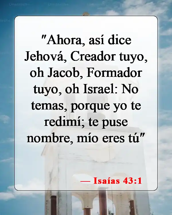 Versículos de la Biblia sobre el llamado de Dios (Isaías 43:1)