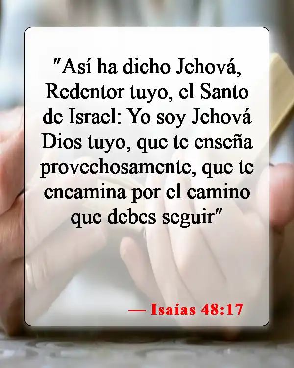 Versículos de la Biblia sobre Jehová (Isaías 48:17)