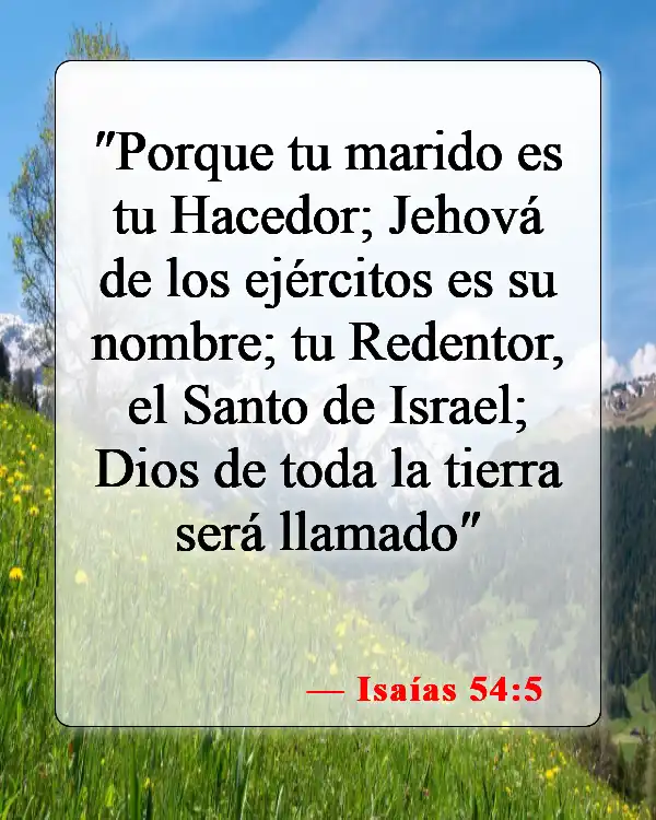 Versículos de la Biblia sobre Jehová (Isaías 54:5)
