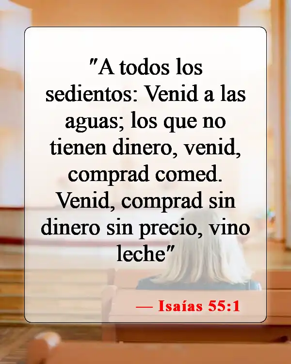 Versículos bíblicos sobre venir a Jesús (Isaías 55:1)