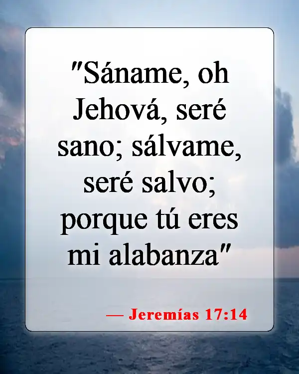 Versículos bíblicos sobre la adicción a las drogas (Jeremías 17:14)