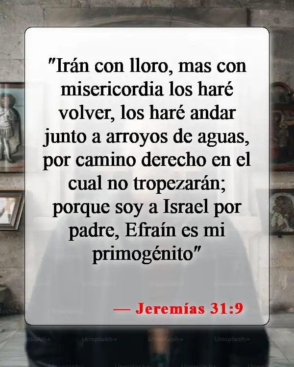 Versículos de la Biblia sobre la crueldad hacia los animales (Jeremías 31:9)