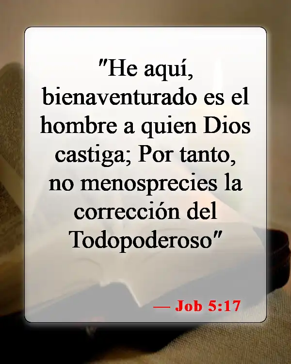 Versículos bíblicos sobre la aflicción (Job 5:17)