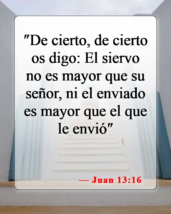 Versículos de la Biblia sobre el lavado de pies (Juan 13:16)