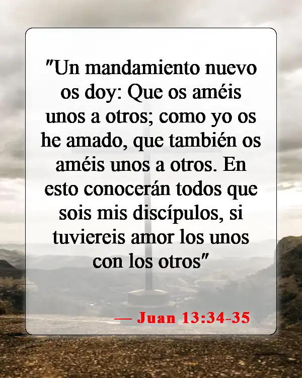 Versículos bíblicos sobre cómo deberíamos vivir nuestras vidas (Juan 13:34-35)