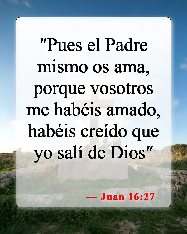 Versículos de la Biblia sobre la fe (Juan 16:27)