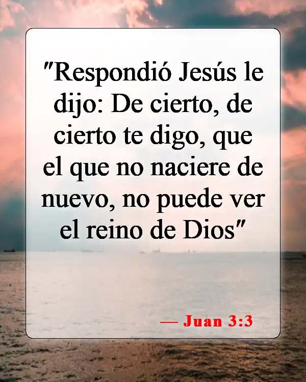 Versículos de la Biblia sobre los hijos de Dios (Juan 3:3)