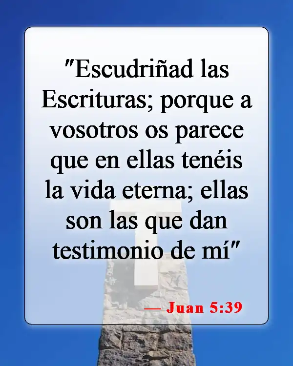 Versículos de la Biblia sobre Jesucristo (Juan 5:39)