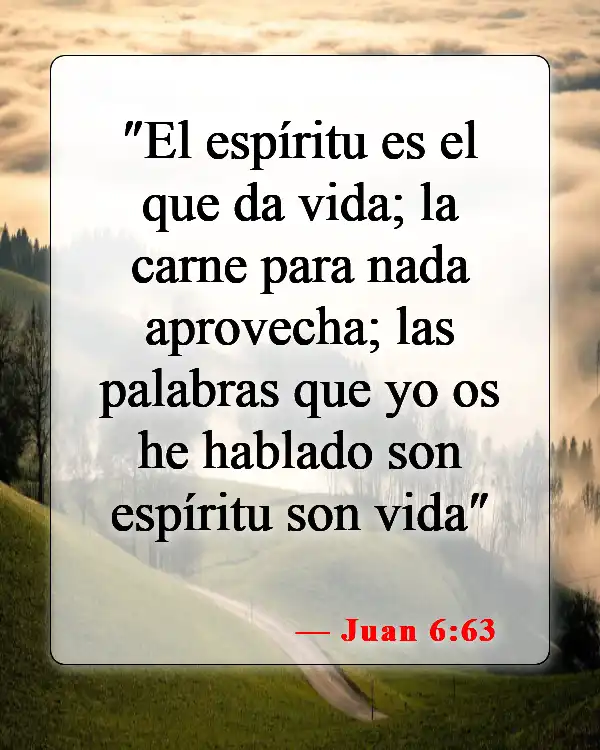 Versículos de la Biblia sobre Jesucristo (Juan 6:63)