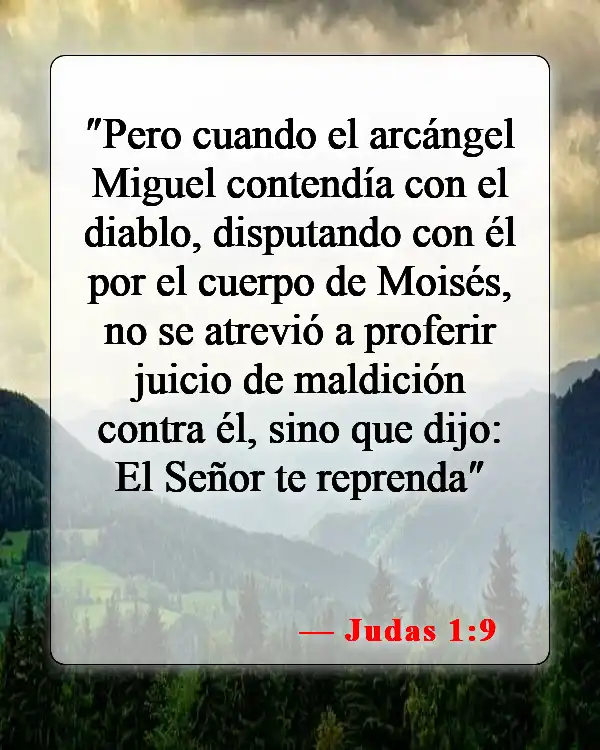 Versículos de la Biblia sobre ángeles (Judas 1:9)