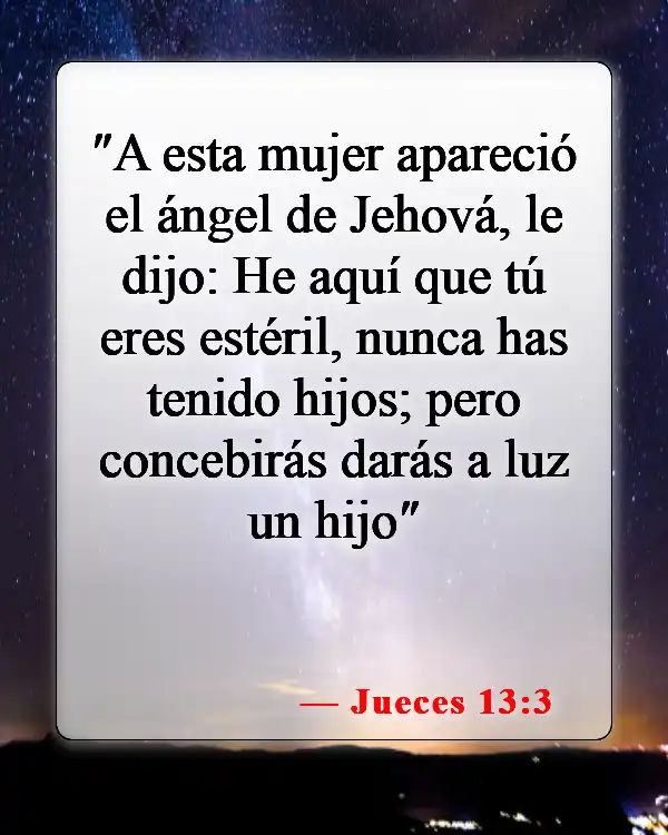 Versículos de la Biblia sobre ángeles (Jueces 13:3)
