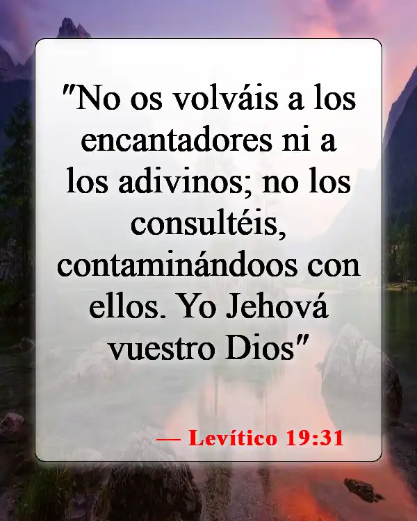 Versículos de la Biblia sobre la caza de fantasmas (Levítico 19:31)