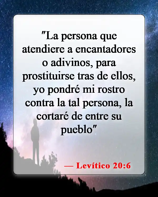Versículos de la Biblia sobre la caza de fantasmas (Levítico 20:6)