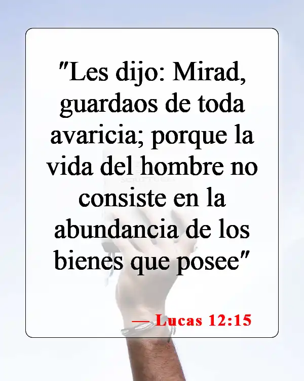 Versículos de la Biblia sobre la vida abundante (Lucas 12:15)