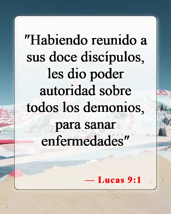 Versículos bíblicos sobre demonios (Lucas 9:1)