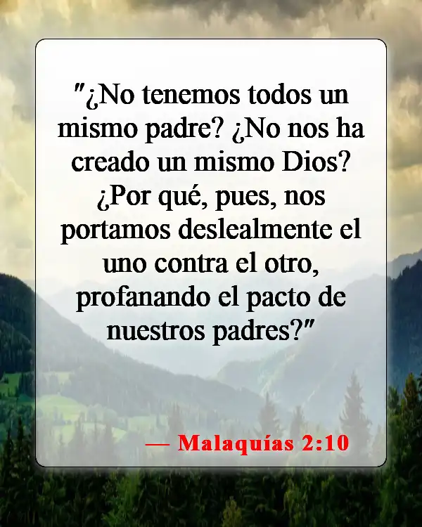 Versículos de la Biblia sobre los hijos de Dios (Malaquías 2:10)