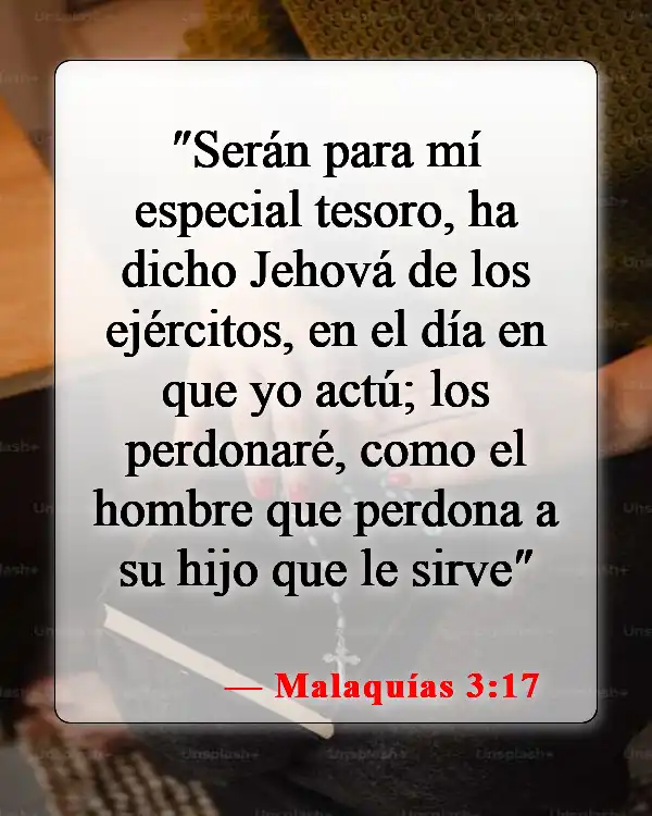 Versículos de la Biblia sobre los elegidos (Malaquías 3:17)