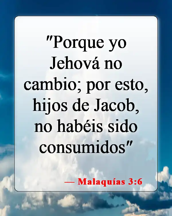 Versículos bíblicos sobre Yo Soy (Malaquías 3:6)
