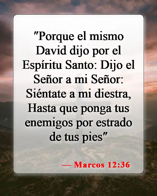 Versículos de la Biblia sobre la inspiración divina (Marcos 12:36)