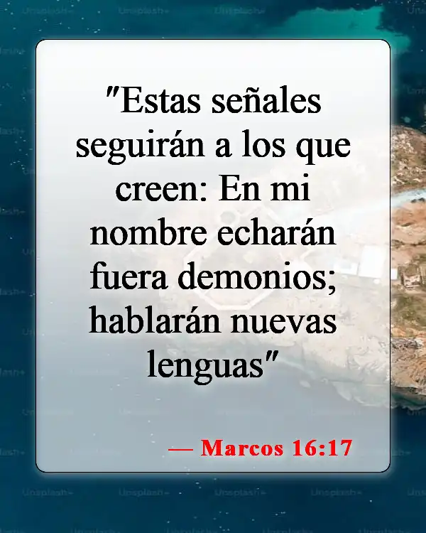 Versículos bíblicos sobre demonios (Marcos 16:17)