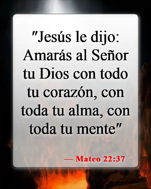 Versículos bíblicos sobre seguir a Dios (Mateo 22:37)