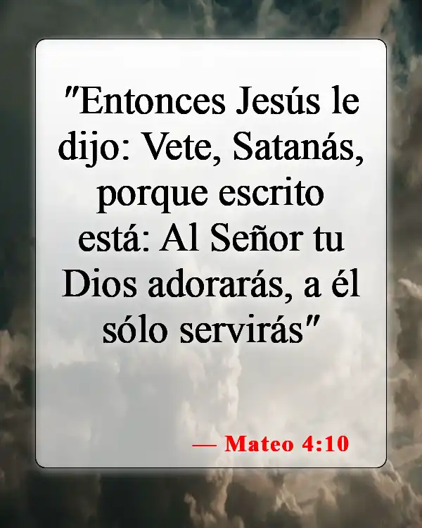 Versículos de la Biblia sobre Jesucristo (Mateo 4:10)