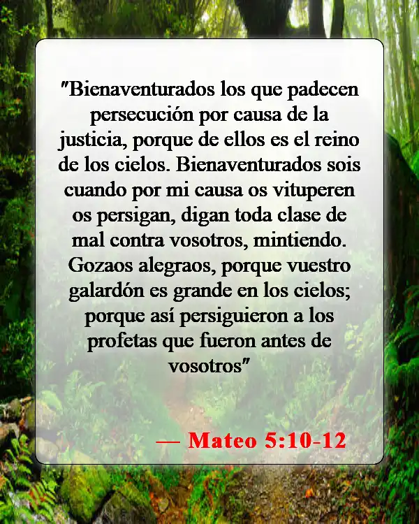 Versículos de la Biblia sobre cosas malas (Mateo 5:10-12)