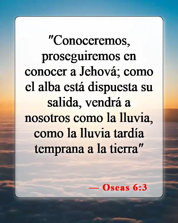 Versículos bíblicos sobre seguir a Dios (Oseas 6:3)