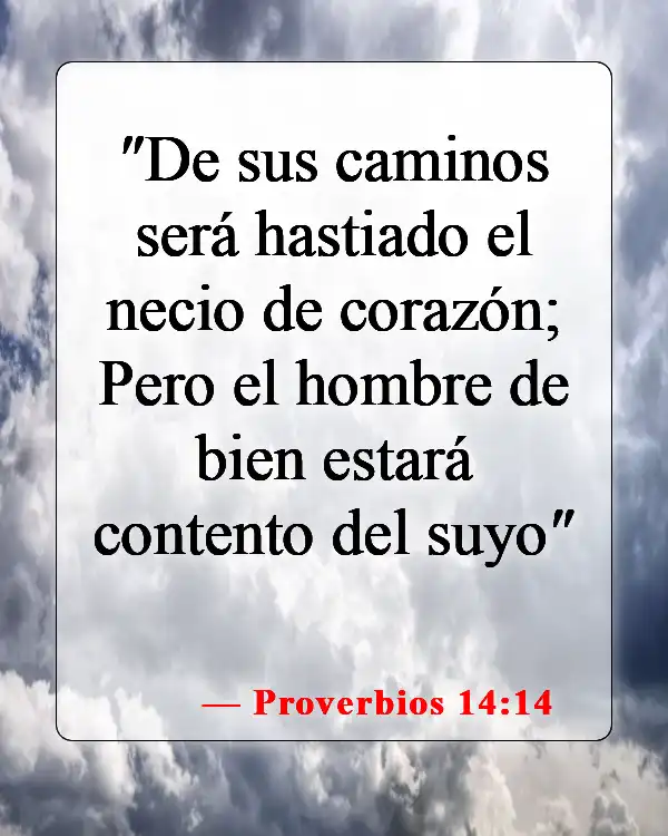 Versículos de la Biblia sobre el apóstata (Proverbios 14:14)