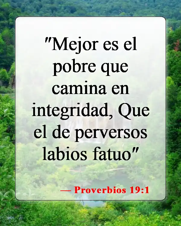 Versículos de la Biblia sobre el carácter del hombre (Proverbios 19:1)